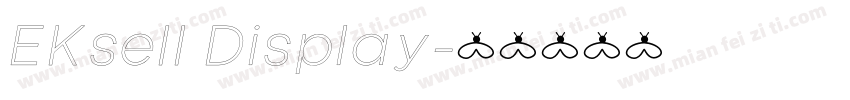 EKseII Display字体转换